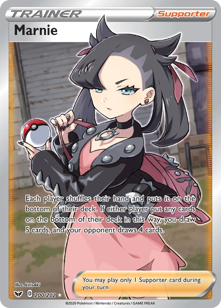 swsh1-200 Marnie 200/202 Rare ultra