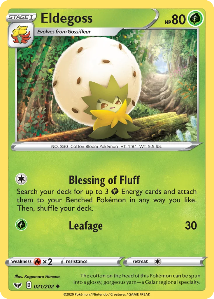 swsh1-21 Eldegoss 021/202 Uncommon