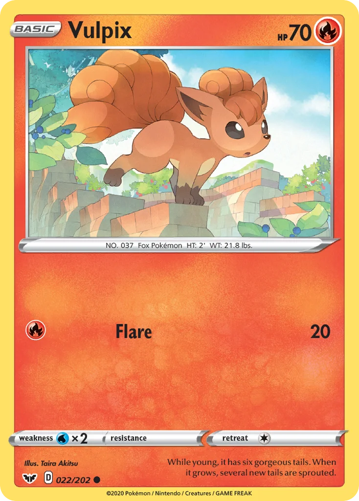 swsh1-22 Vulpix 022/202 Common