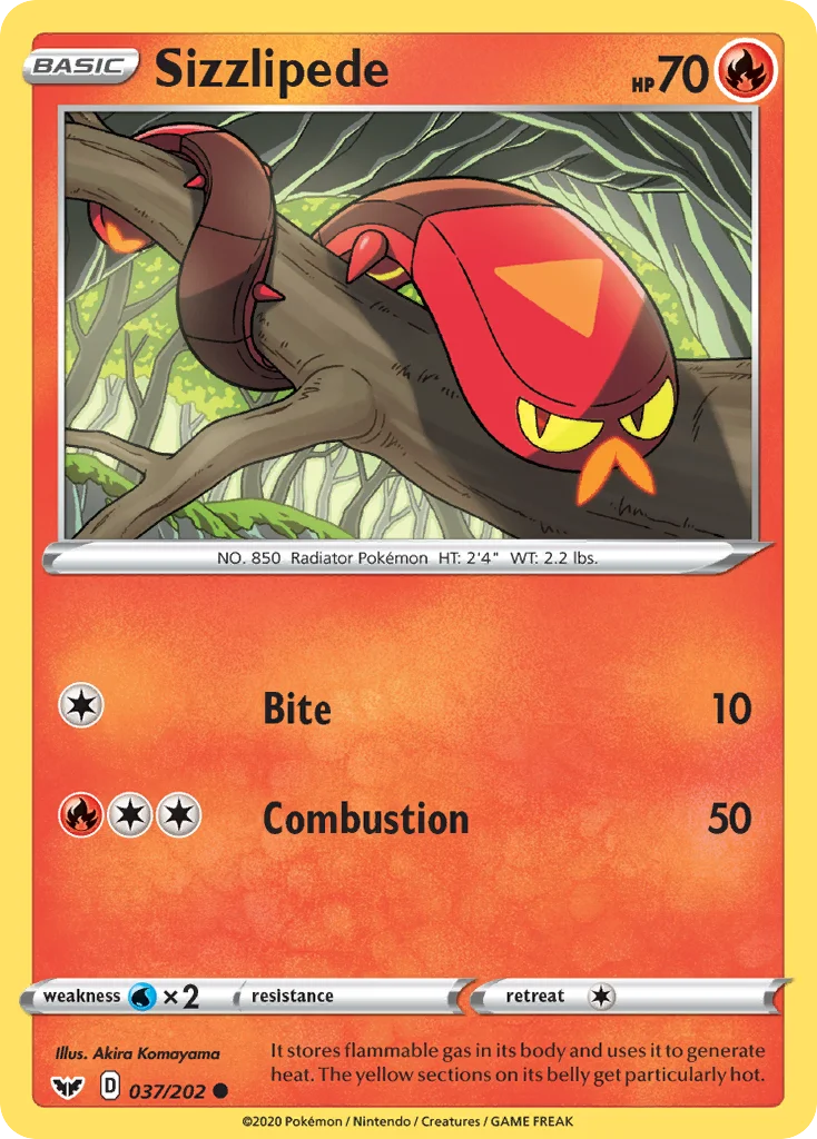 Sizzlipede 037/202 Common