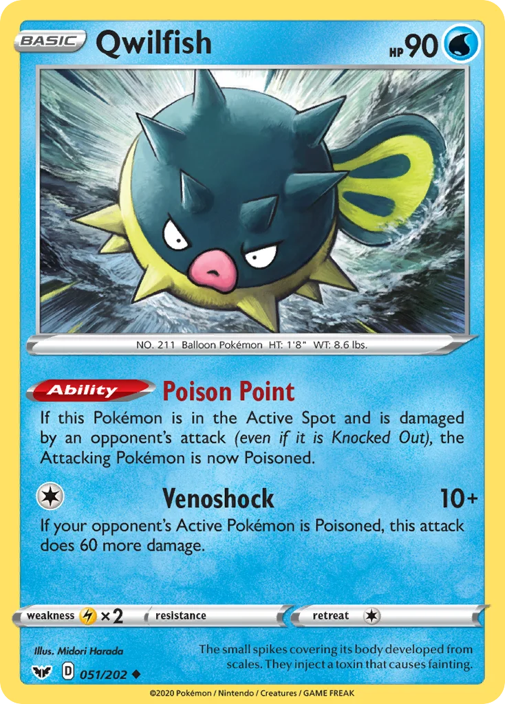 Qwilfish 051/202 Uncommon