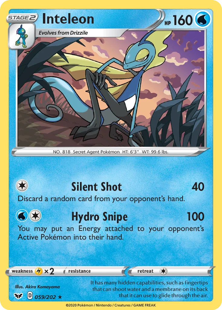 Inteleon 059/202 Rare