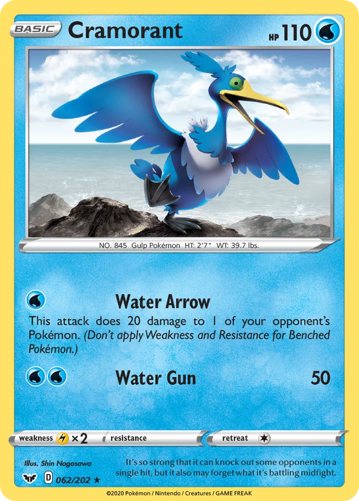 Cramorant 062/202 Rare
