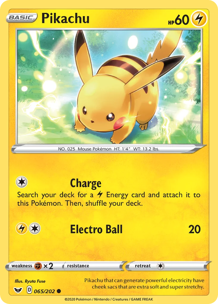 Pikachu 065/202 Common