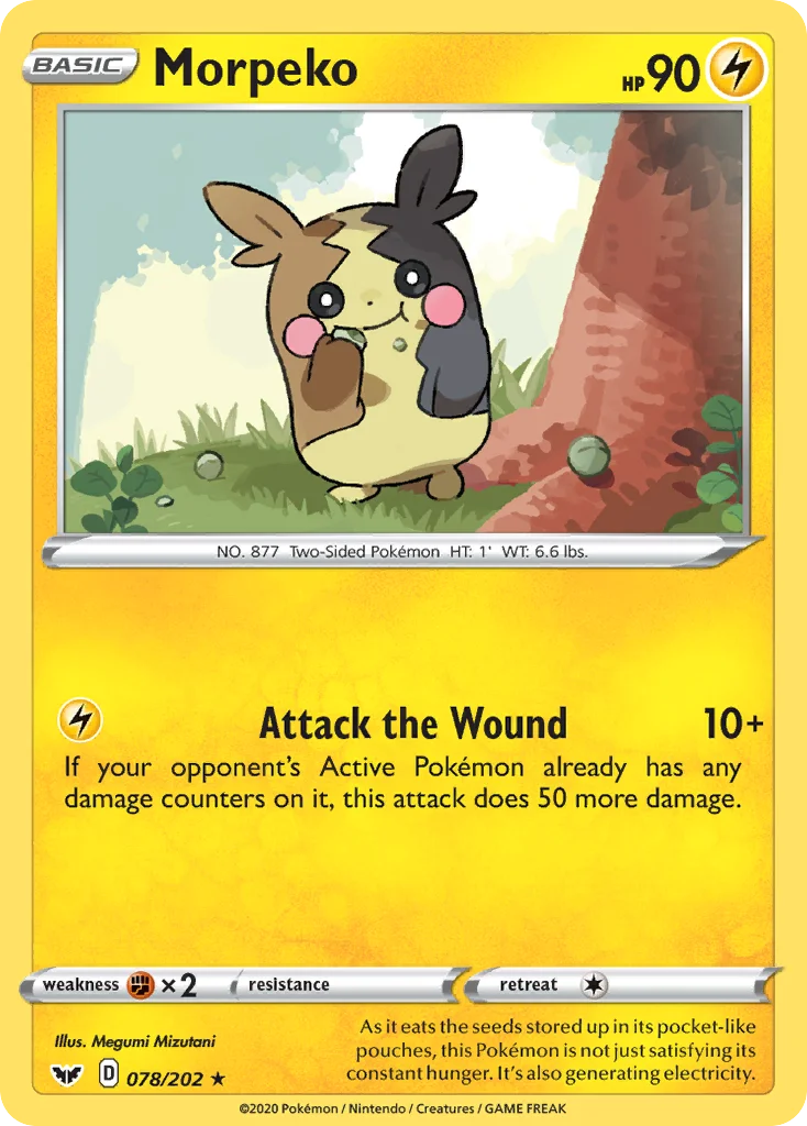 Morpeko 078/202 Rare
