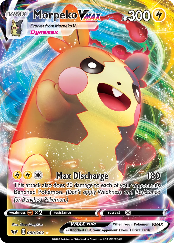 Morpeko VMAX 080/202 Rare holo vmax