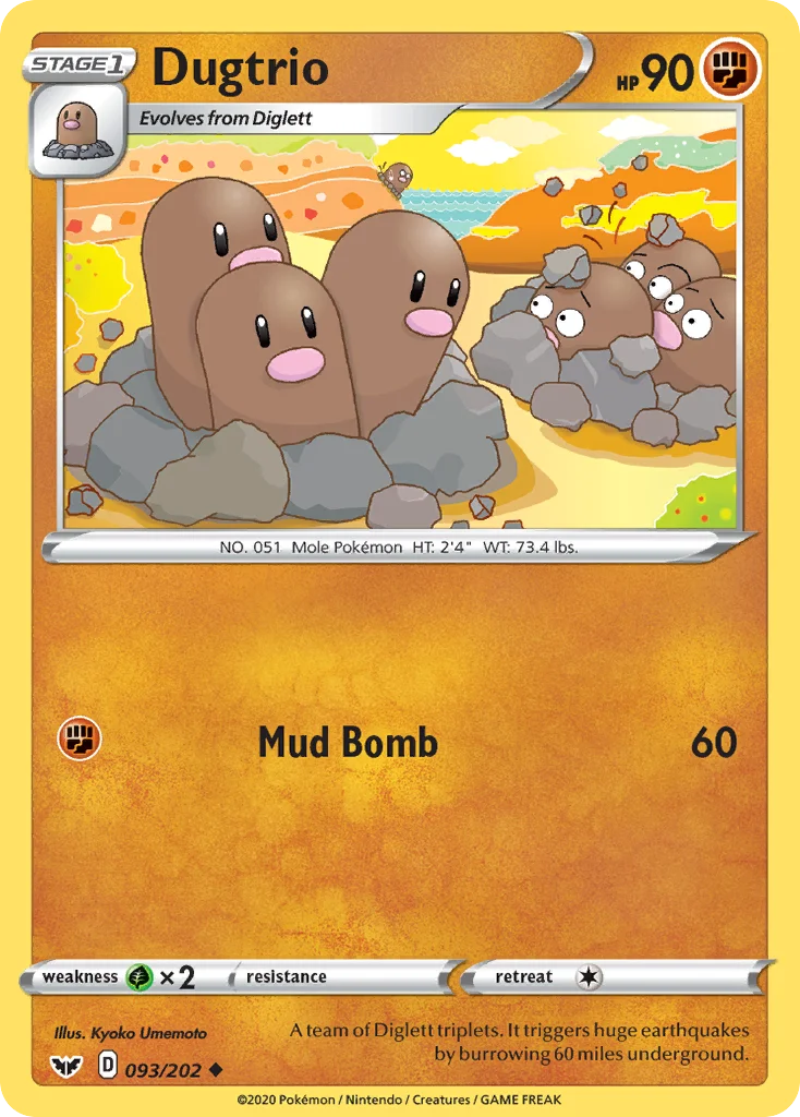 Dugtrio 093/202 Uncommon