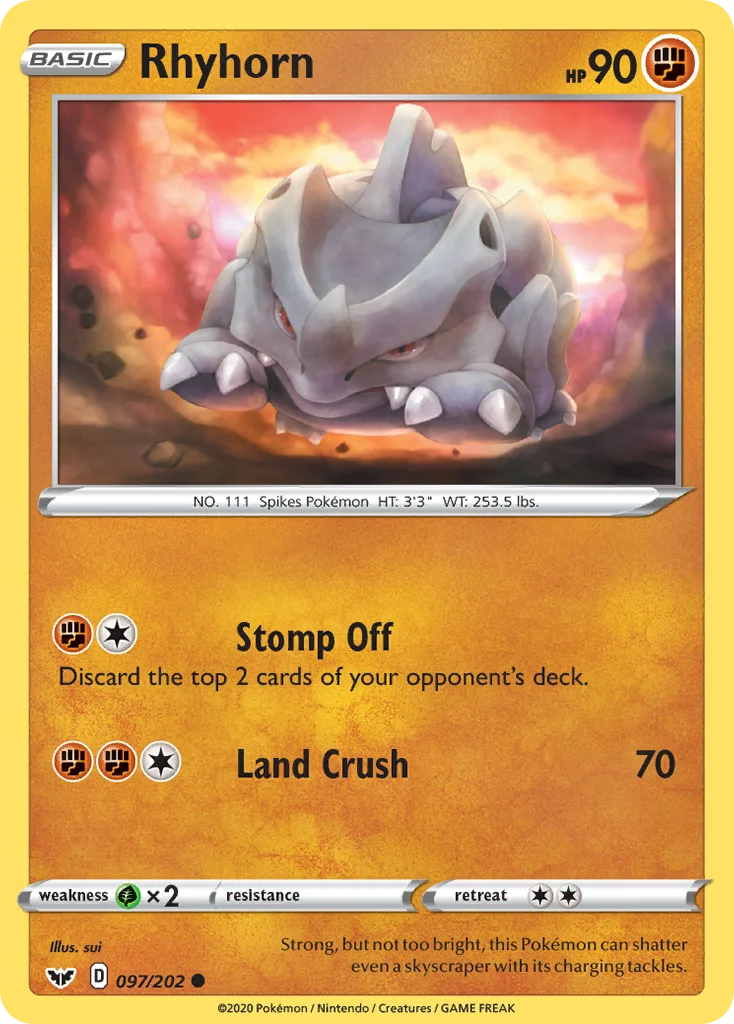 Rhyhorn 097/202 Common