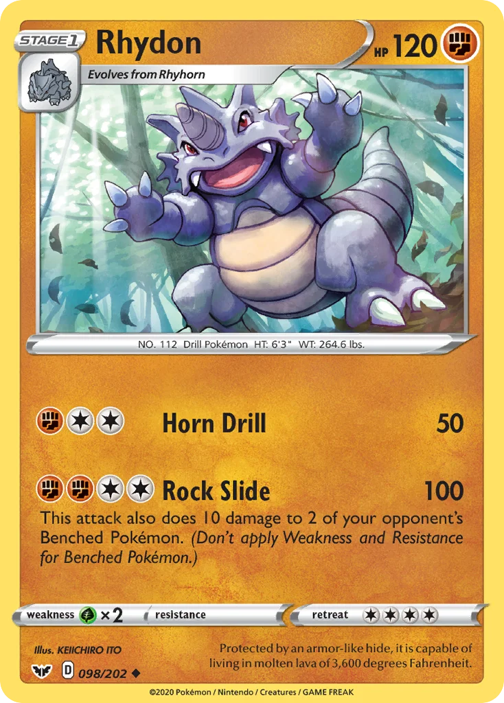 Rhydon 098/202 Uncommon
