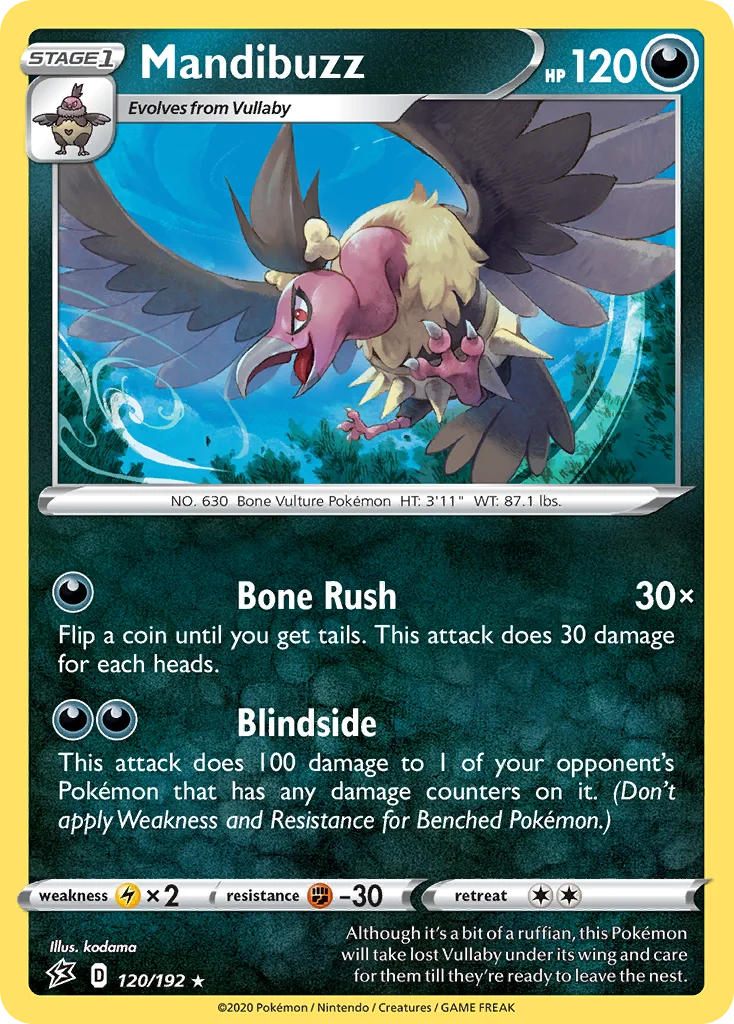 Mandibuzz 120/192 Rare