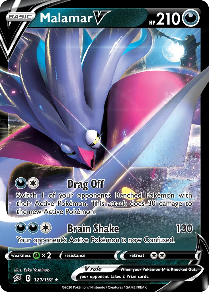 Malamar V 121/192 Rare holo v