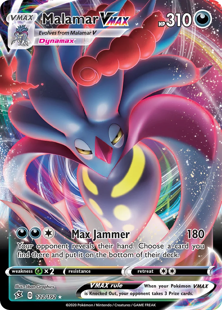 Malamar VMAX 122/192 Rare holo vmax