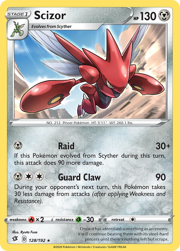 Scizor 128/192 Rare