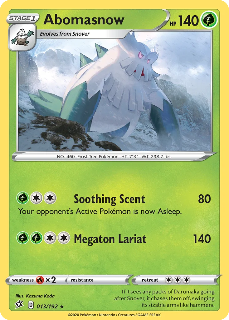 Abomasnow 013/192 Rare