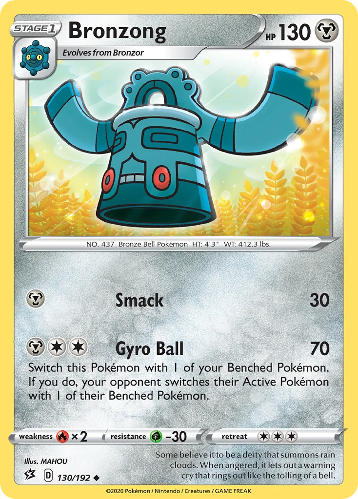 Bronzong 130/192 Uncommon