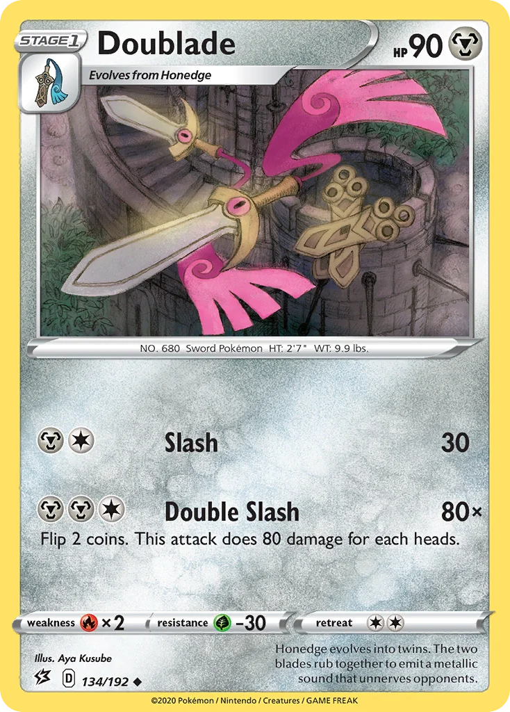 Doublade 134/192 Uncommon