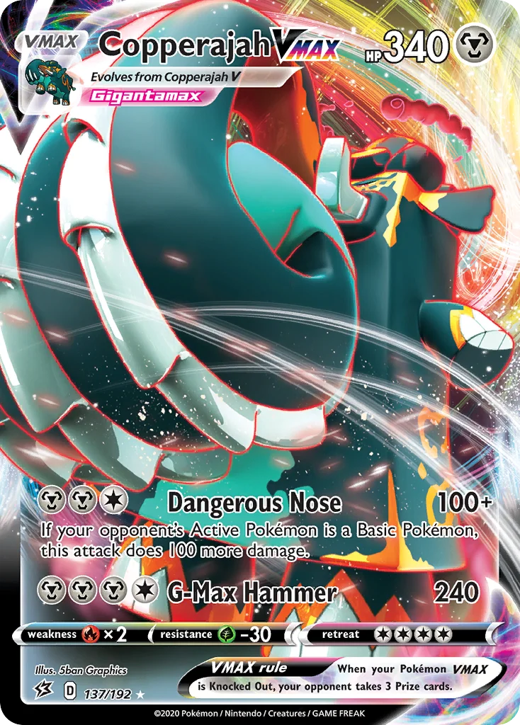 Copperajah VMAX 137/192 Rare holo vmax