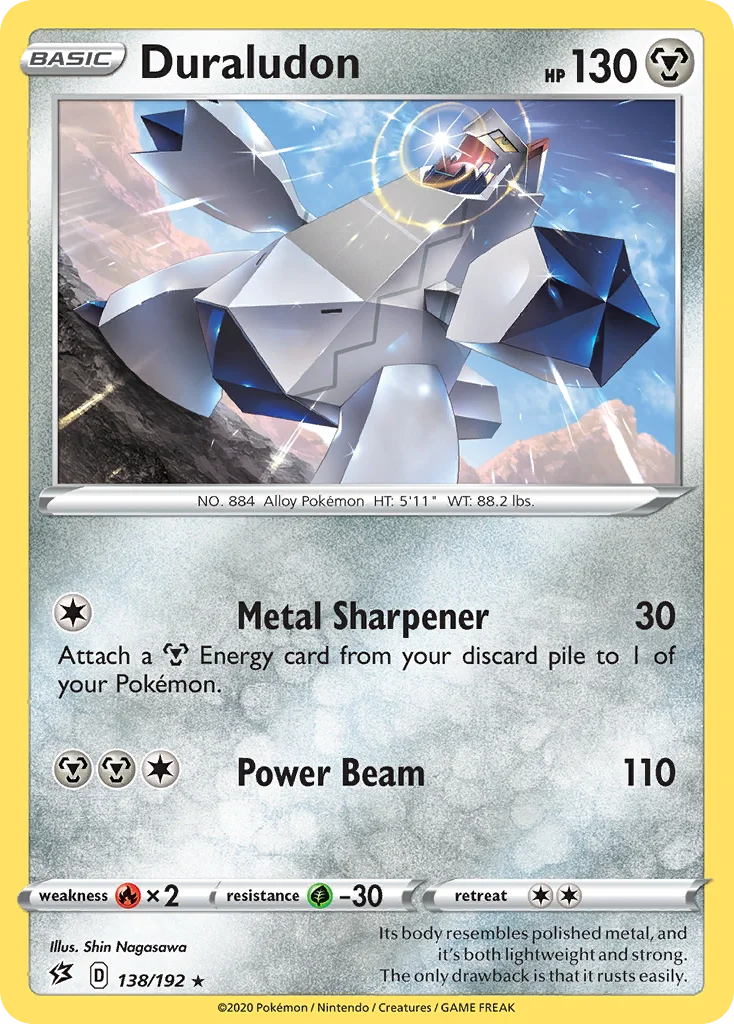 Duraludon 138/192 Rare holo