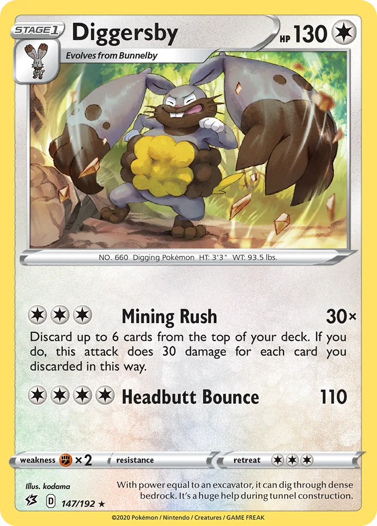 Diggersby 147/192 Rare