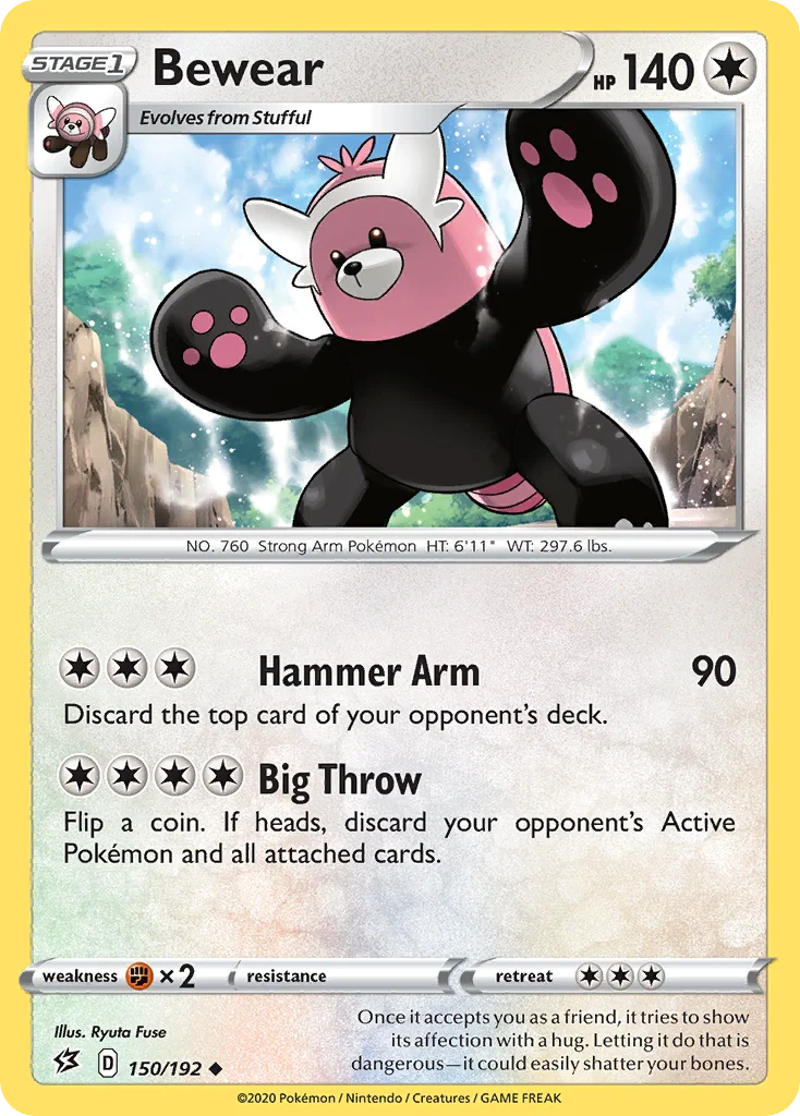 Bewear 150/192 Uncommon