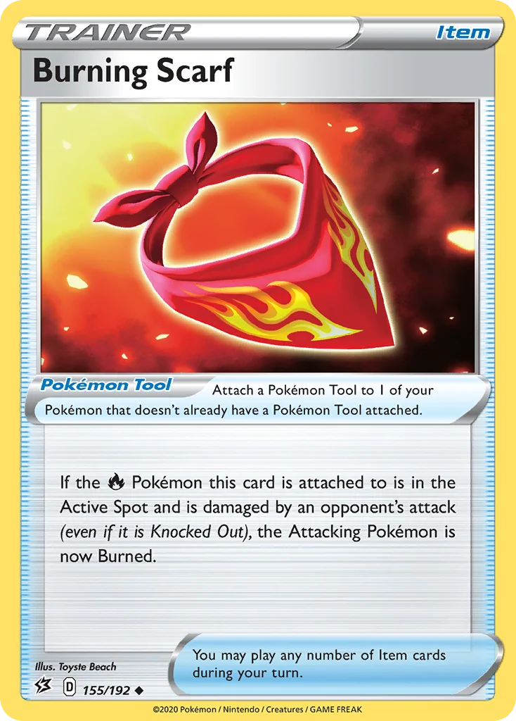Burning Scarf 155/192 Uncommon