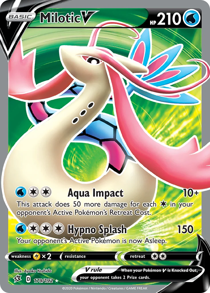 swsh2-179 Milotic V 179/192 Rare ultra