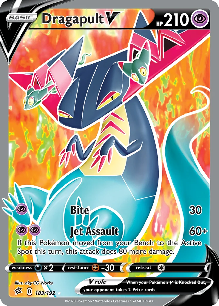 Dragapult V 183/192 Rare ultra