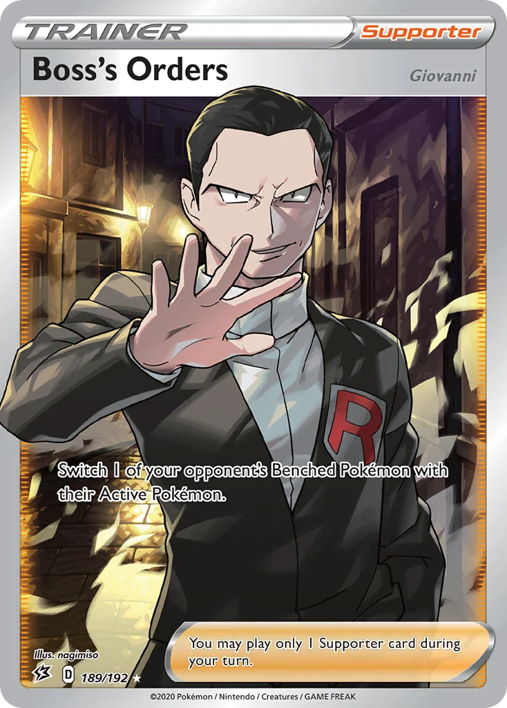 Boss's Orders 189/192 Rare ultra