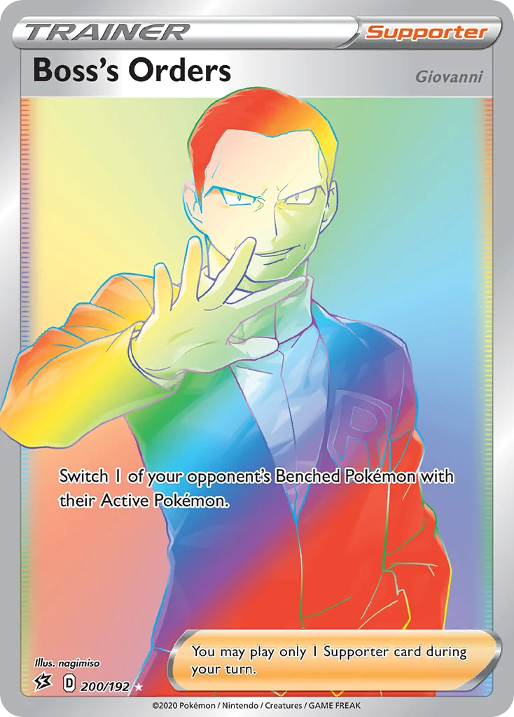 Boss's Orders 200/192 Rare rainbow
