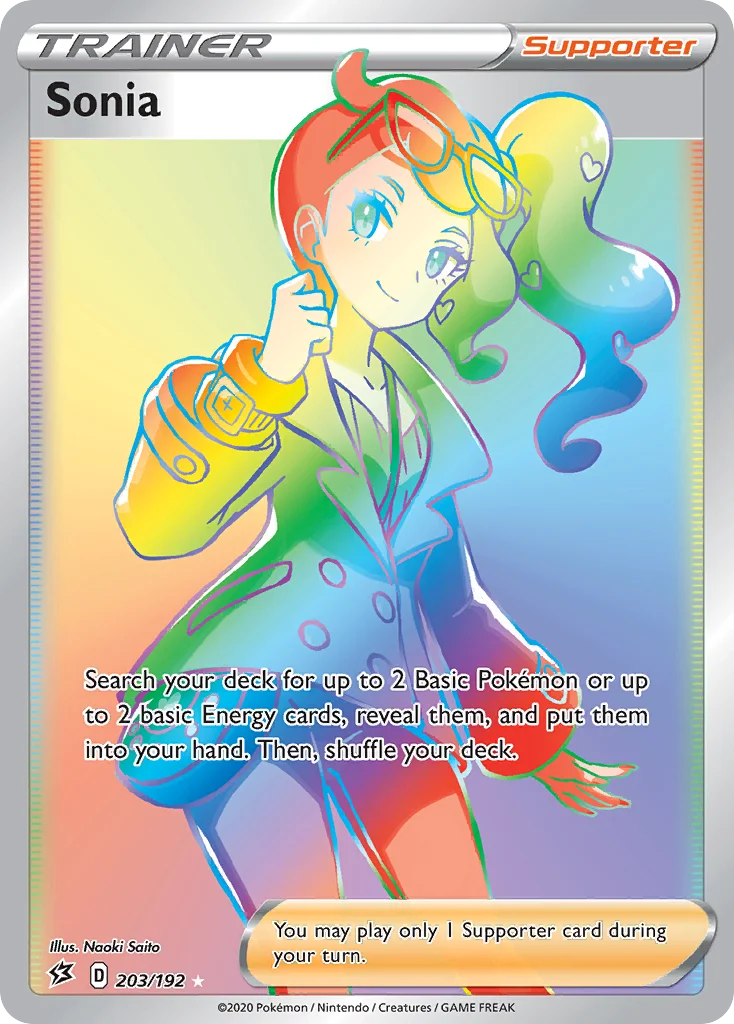 Sonia 203/192 Rare rainbow