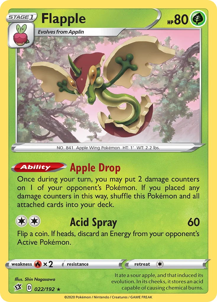 Flapple 022/192 Rare holo