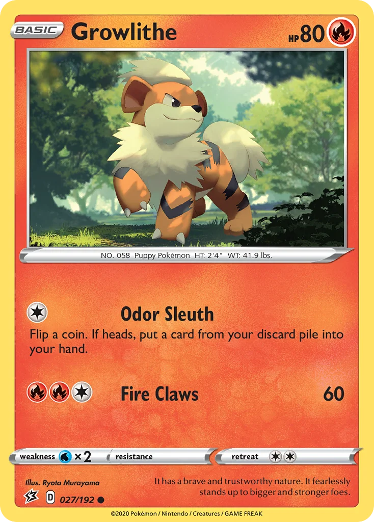 Growlithe 027/192 Common