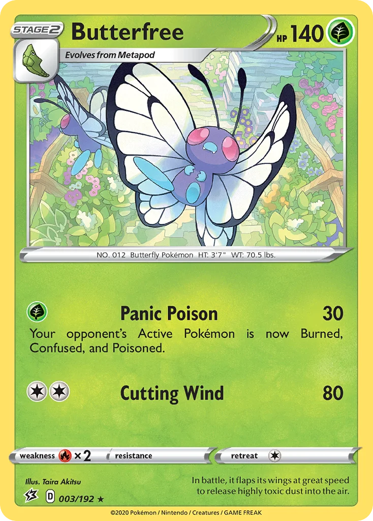 Butterfree 003/192 Rare