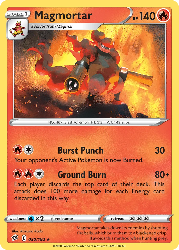 Magmortar 030/192 Rare