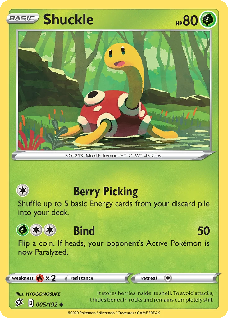 Shuckle 005/192 Uncommon
