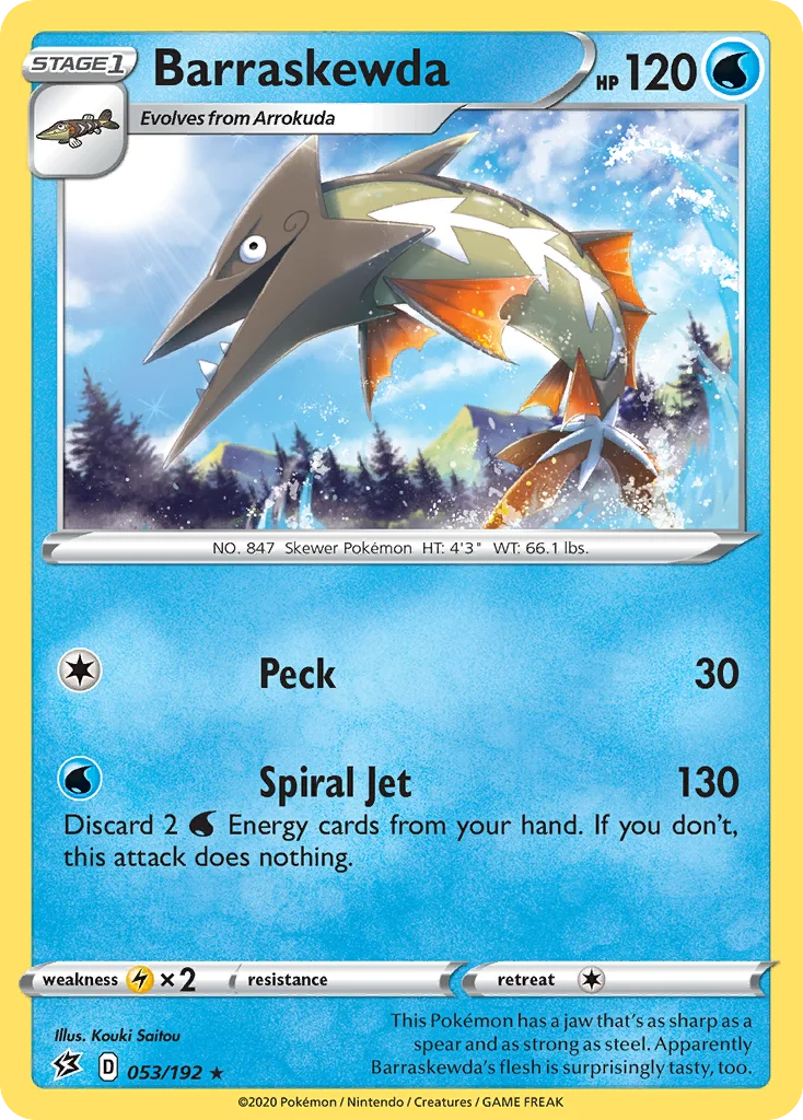 Barraskewda 053/192 Rare