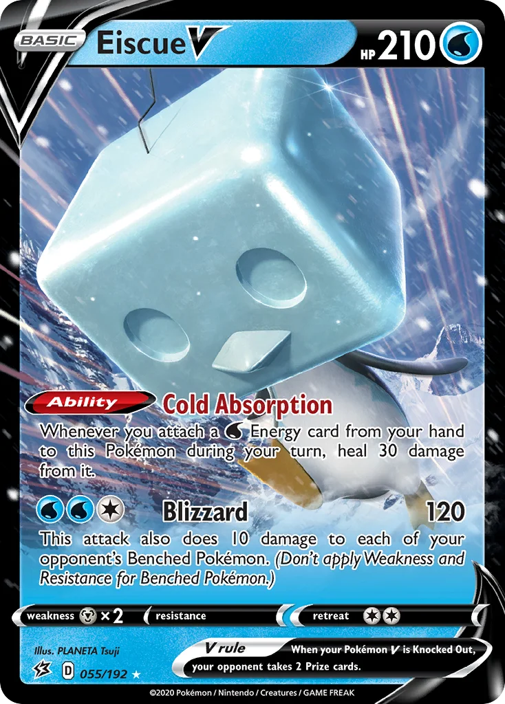 Eiscue V 055/192 Rare holo v
