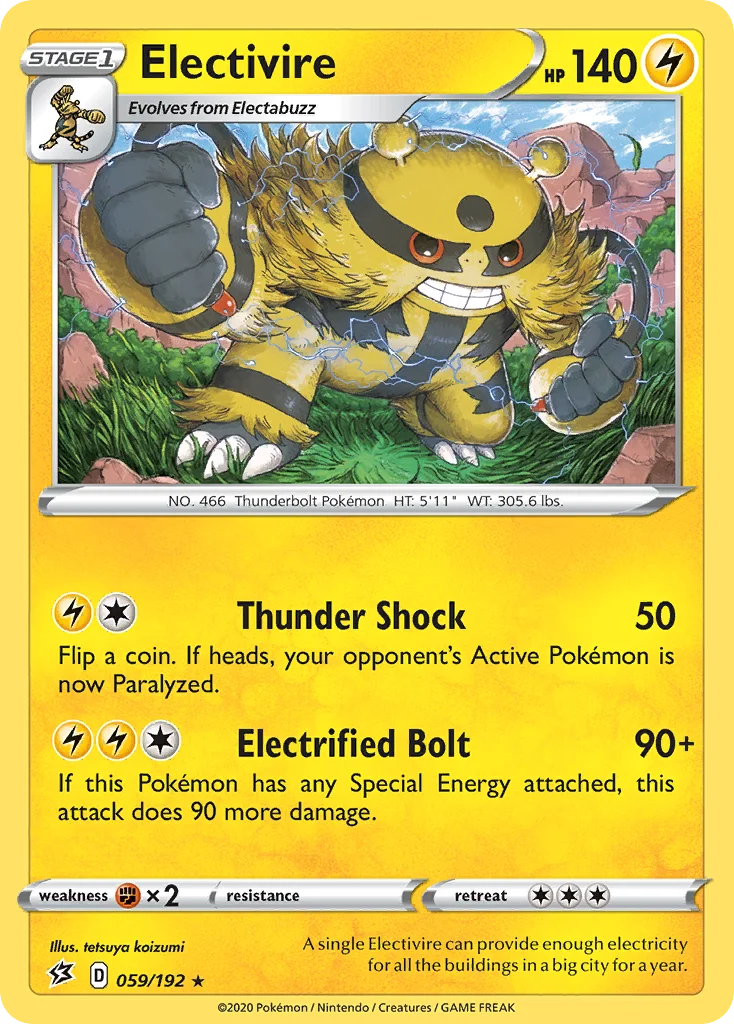 Electivire 059/192 Rare