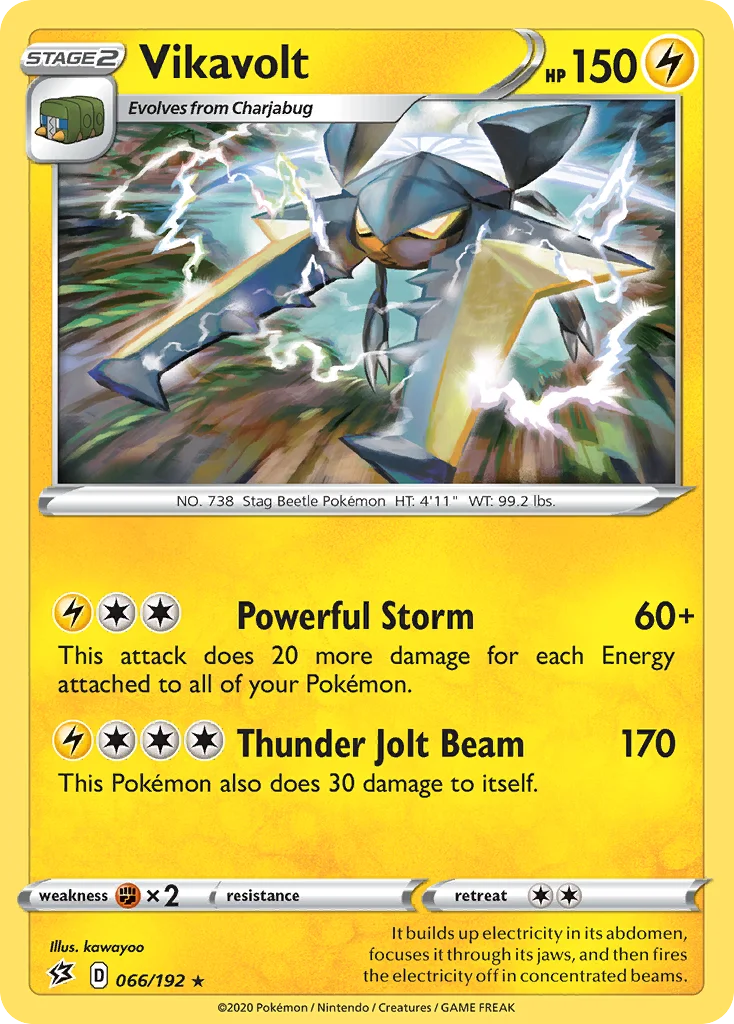 Vikavolt 066/192 Rare holo