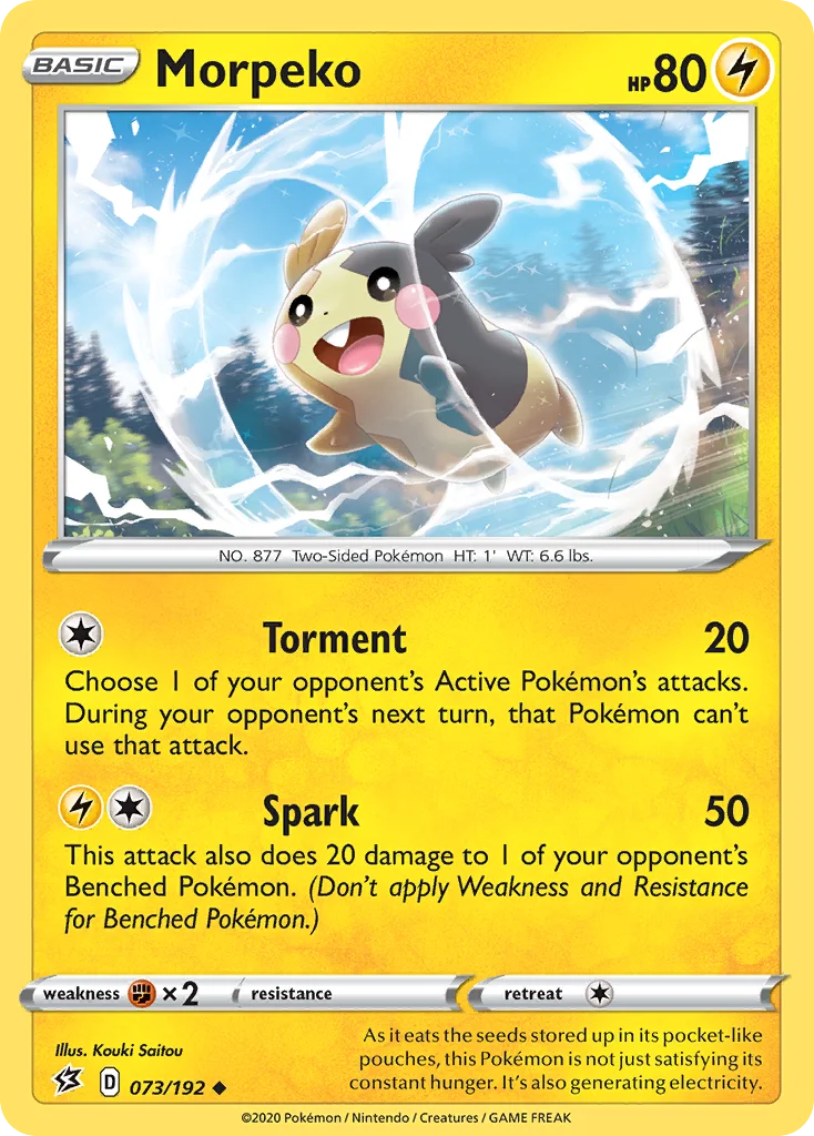 Morpeko 073/192 Uncommon