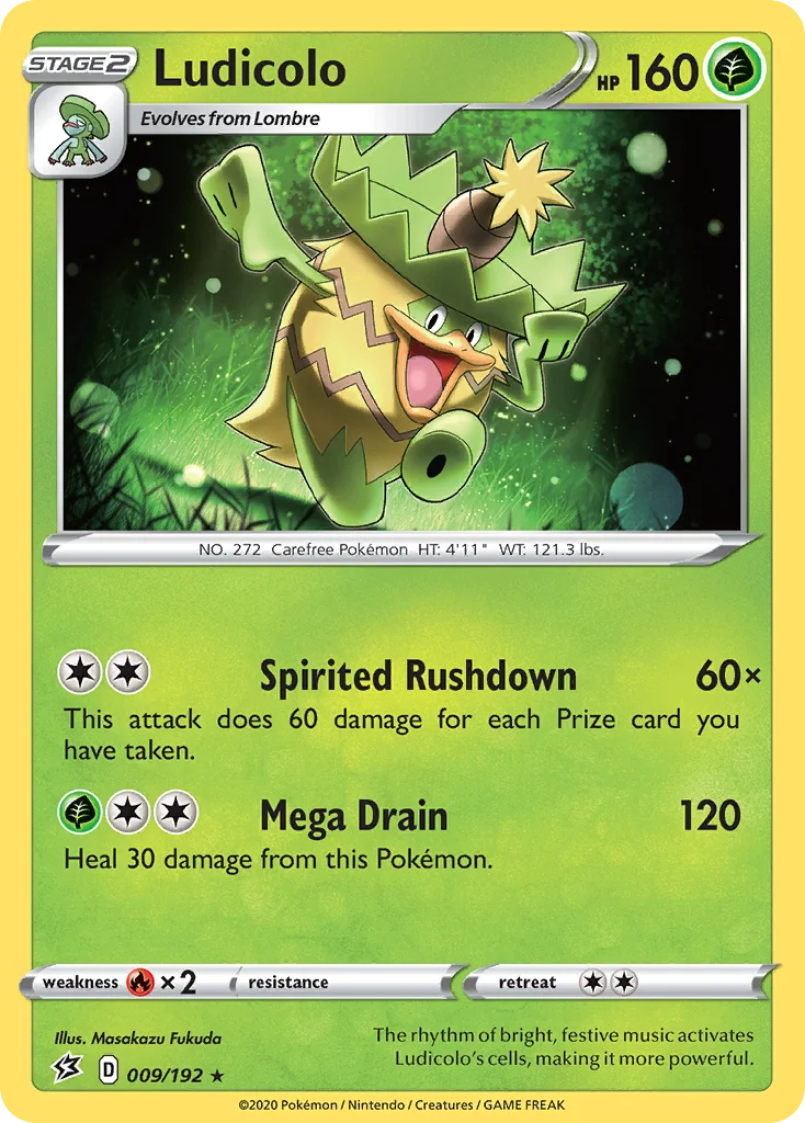 Ludicolo 009/192 Rare