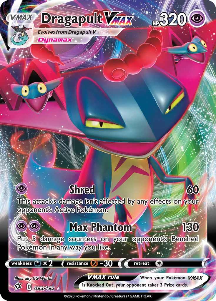 Dragapult VMAX 093/192 Rare holo vmax