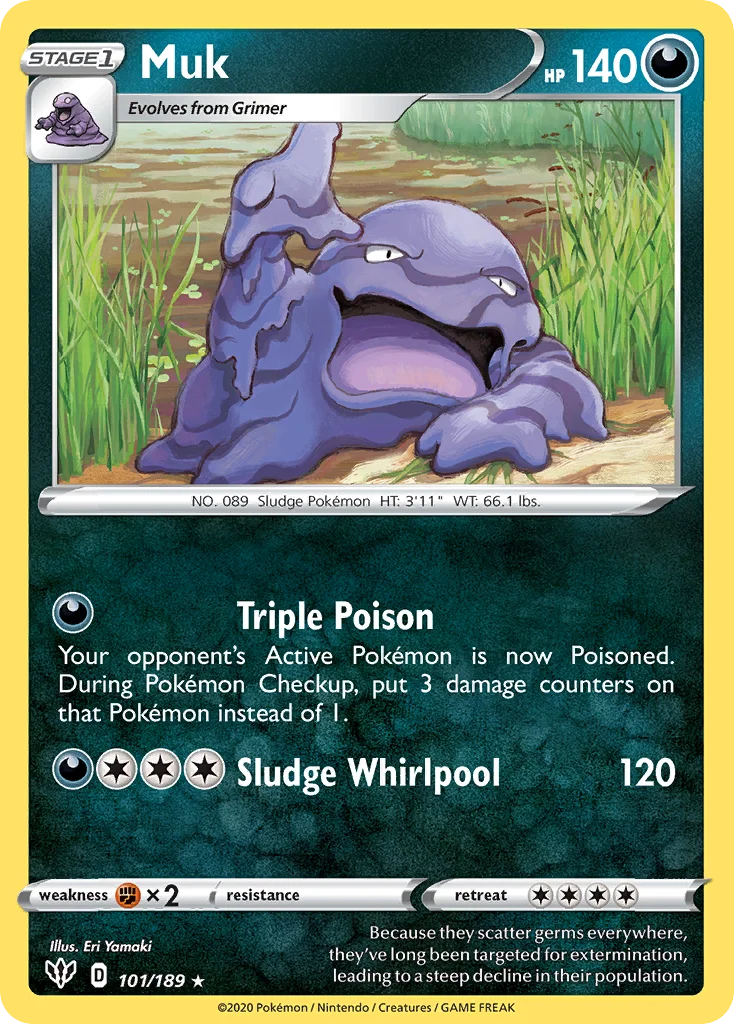 Muk 101/189 Rare