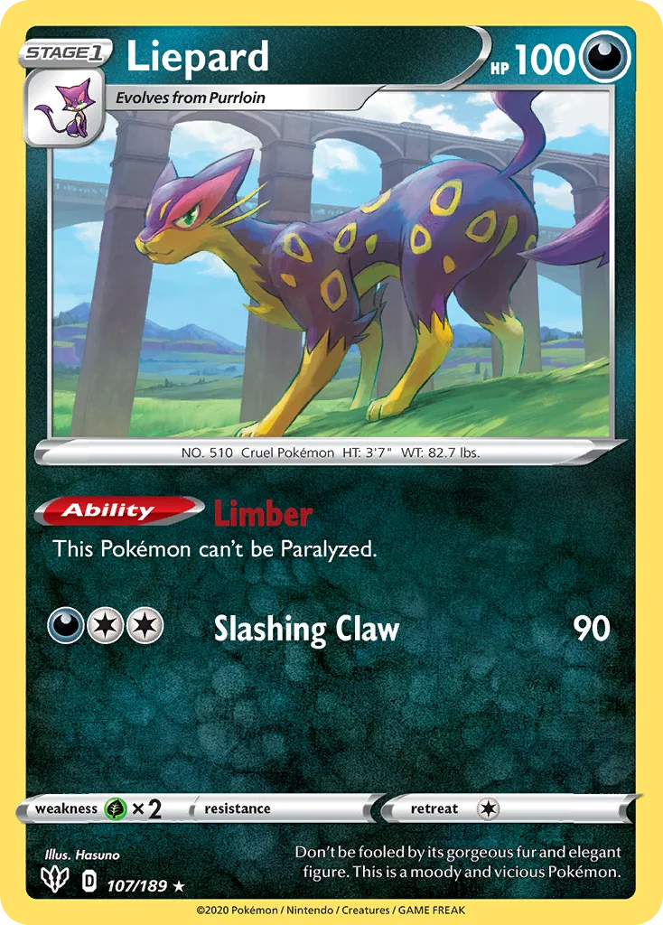 Liepard 107/189 Rare