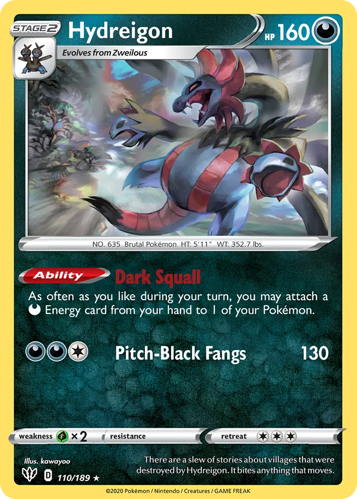 Hydreigon 110/189 Rare