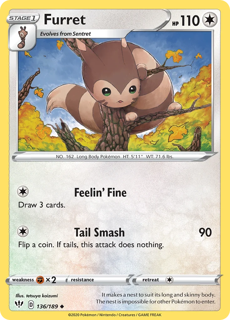 Furret 136/189 Uncommon