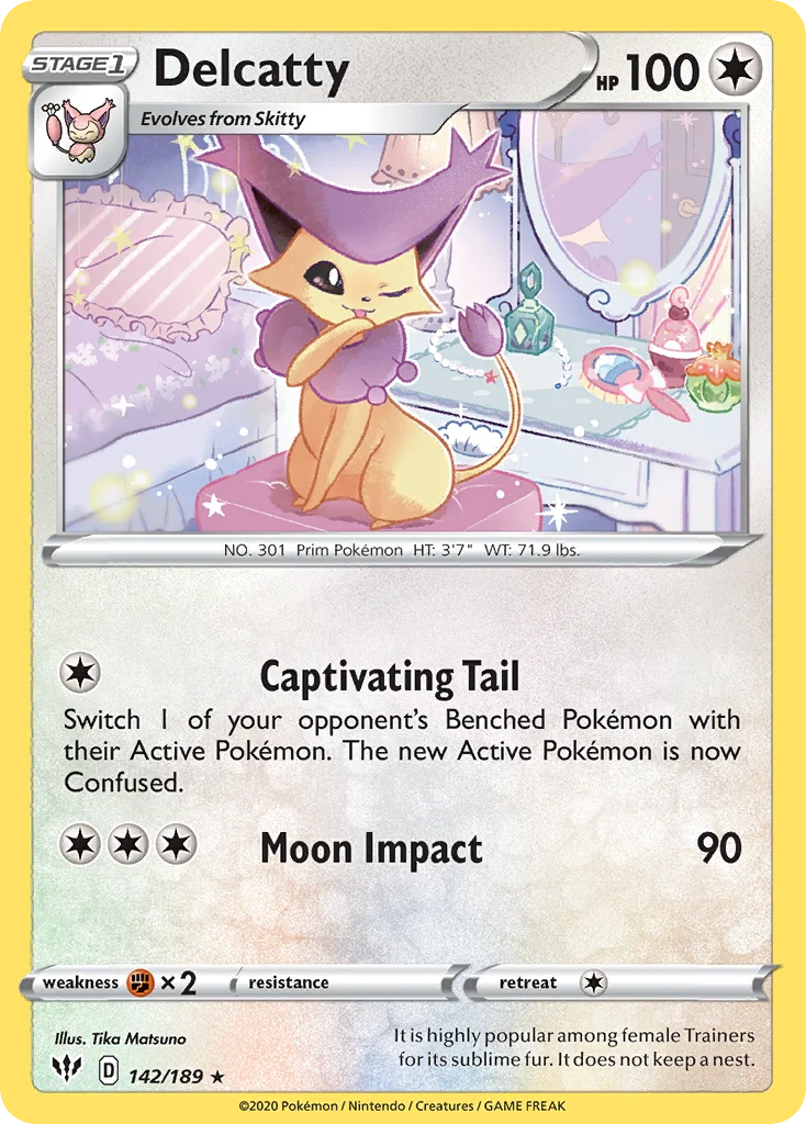Delcatty 142/189 Rare