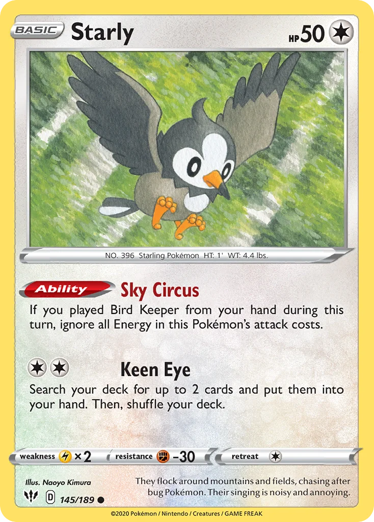 Starly 145/189 Common