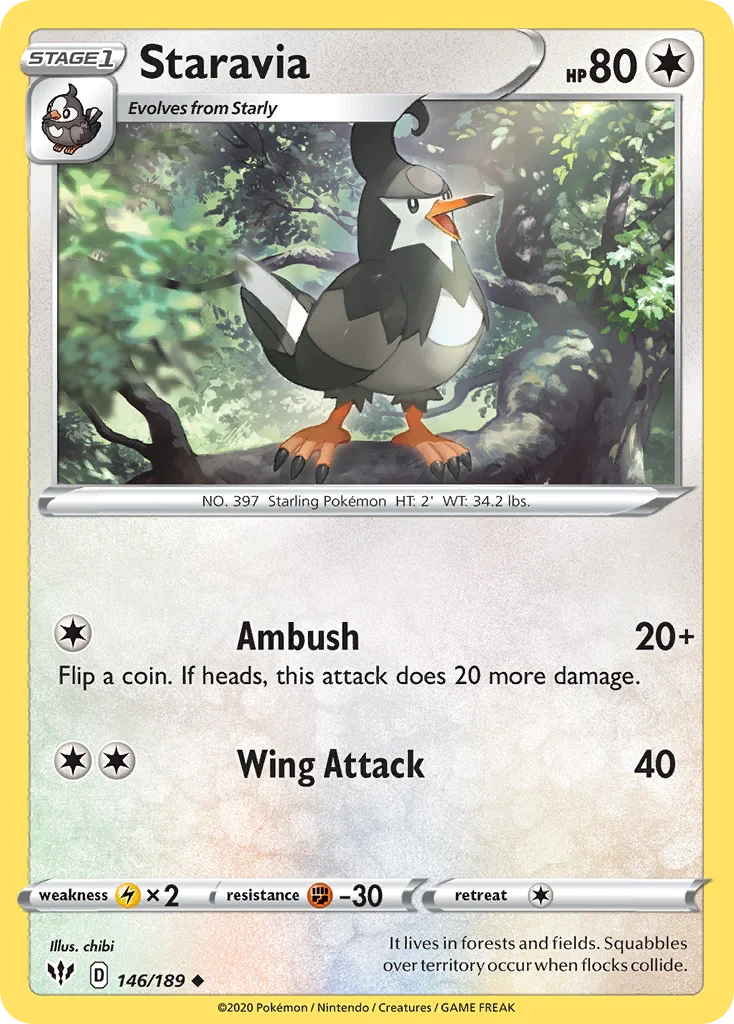 Staravia 146/189 Uncommon