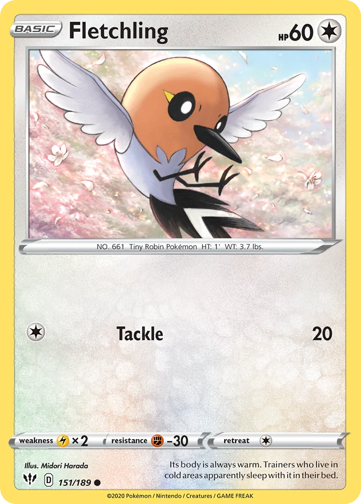 Fletchling 151/189 Common